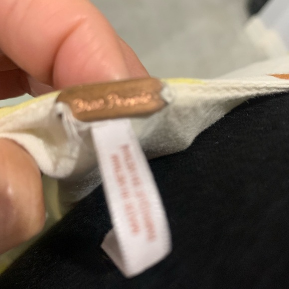 Free People Date Night Mini‎ Dress in Sunshine Combo. Size M - Picture 6 of 9